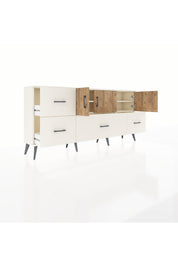 Arges Konsol 4 Raflı 4 Çekmeceli 3 Kapaklı 176x30x83 - S148M050V01A
