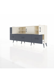 Arges Konsol 4 Raflı 4 Çekmeceli 3 Kapaklı 176x30x83 - S148M050V05A