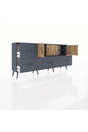 Arges Konsol 4 Raflı 4 Çekmeceli 3 Kapaklı 176x30x83 - S148M050V11A