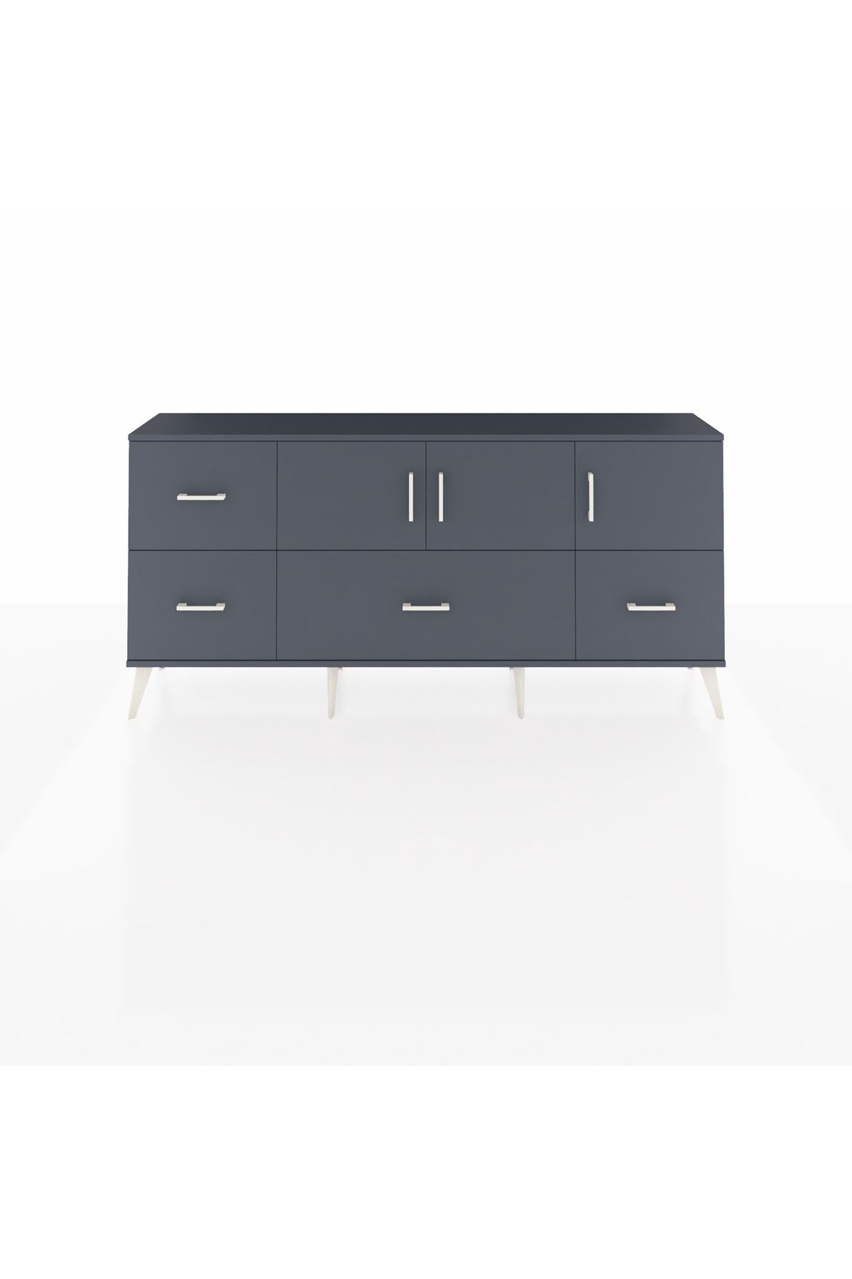 Arges Konsol 4 Raflı 4 Çekmeceli 3 Kapaklı 176x30x83 - S148M050V17A