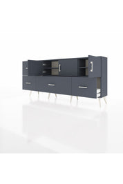 Arges Konsol 4 Raflı 4 Çekmeceli 3 Kapaklı 176x30x83 - S148M050V17A
