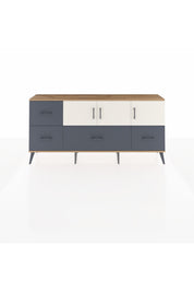 Arges Konsol 4 Raflı 4 Çekmeceli 3 Kapaklı 176x30x83 - S148M050V23A