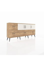 Arges Konsol 4 Raflı 4 Çekmeceli 3 Kapaklı 176x30x83 - S148M050V24A