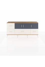 Arges Konsol 4 Raflı 4 Çekmeceli 3 Kapaklı 176x30x83 - S148M050V25A
