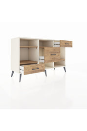 Kronos Konsol 4 Raflı 3 Çekmeceli 132x59x83 - S606M001V03C