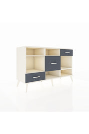 Kronos Konsol 4 Raflı 3 Çekmeceli 132x59x83 - S606M001V05C