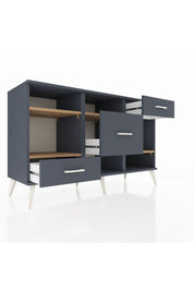Kronos Konsol 4 Raflı 3 Çekmeceli 132x59x83 - S606M001V11C