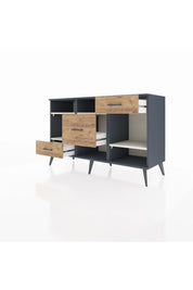 Kronos Konsol 4 Raflı 3 Çekmeceli 132x59x83 - S606M001V15C