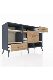 Kronos Konsol 4 Raflı 3 Çekmeceli 132x59x83 - S606M001V15C