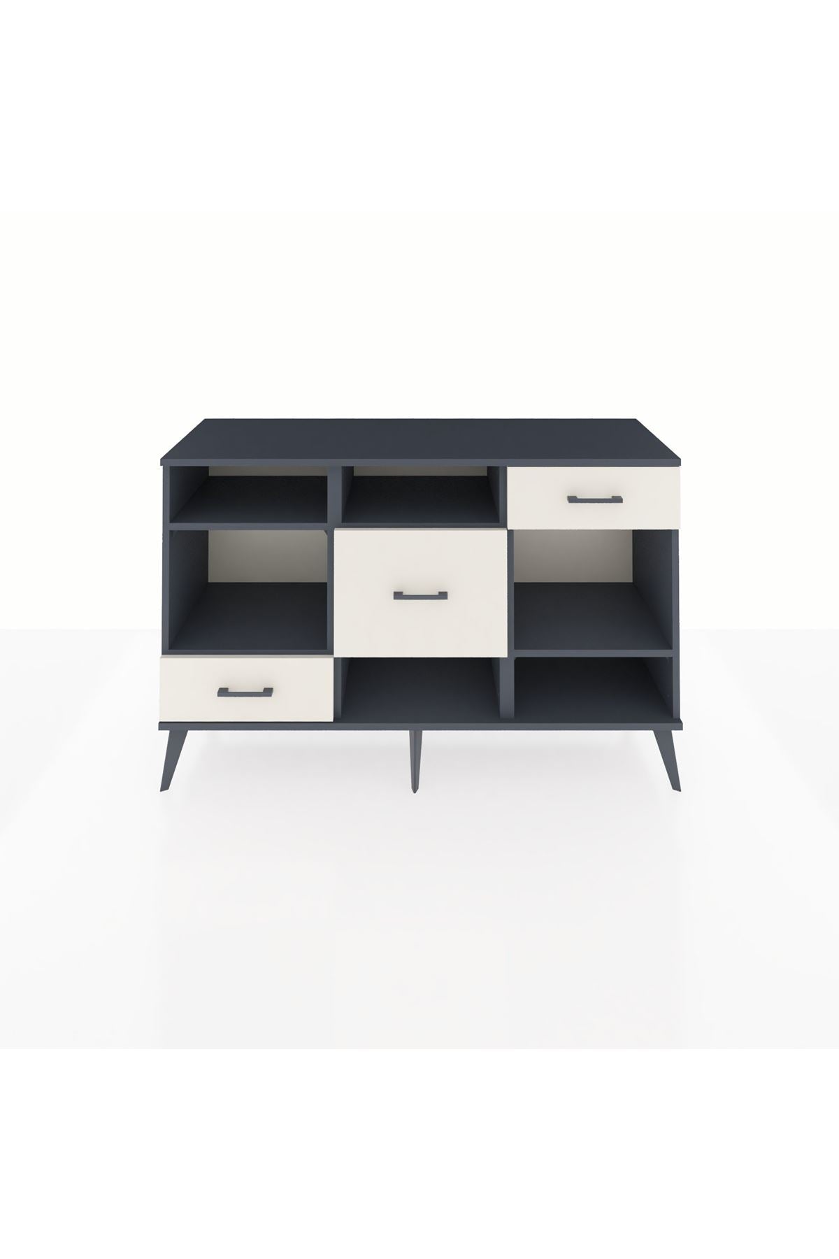 Kronos Konsol 4 Raflı 3 Çekmeceli 132x59x83 - S606M001V16C