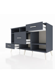 Kronos Konsol 4 Raflı 3 Çekmeceli 132x59x83 - S606M001V17C