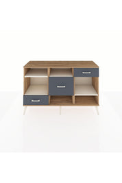 Kronos Konsol 4 Raflı 3 Çekmeceli 132x59x83 - S606M001V23C