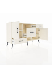 Kronos Konsol 4 Raflı 3 Çekmeceli 2 Kapaklı 132x59x83 - S606M002V04C