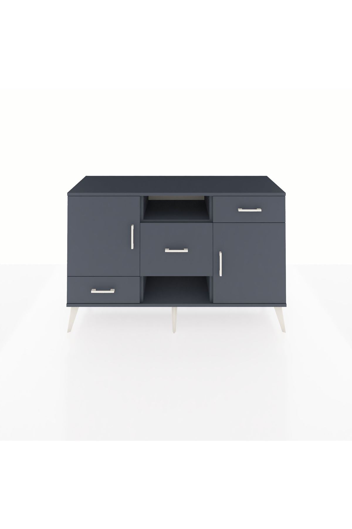Kronos Konsol 4 Raflı 3 Çekmeceli 2 Kapaklı 132x59x83 - S606M002V17C