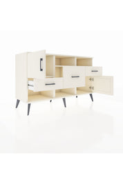 Kronos Konsol 3 Raflı 3 Çekmeceli 2 Kapaklı 132x59x83 - S606M003V04C
