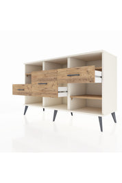 Kronos Konsol 5 Raflı 3 Çekmeceli 132x59x83 - S606M004V03C