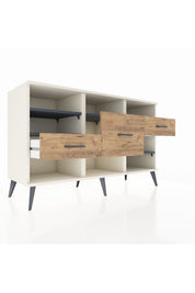 Kronos Konsol 5 Raflı 3 Çekmeceli 132x59x83 - S606M004V09C