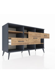 Kronos Konsol 5 Raflı 3 Çekmeceli 132x59x83 - S606M004V12C
