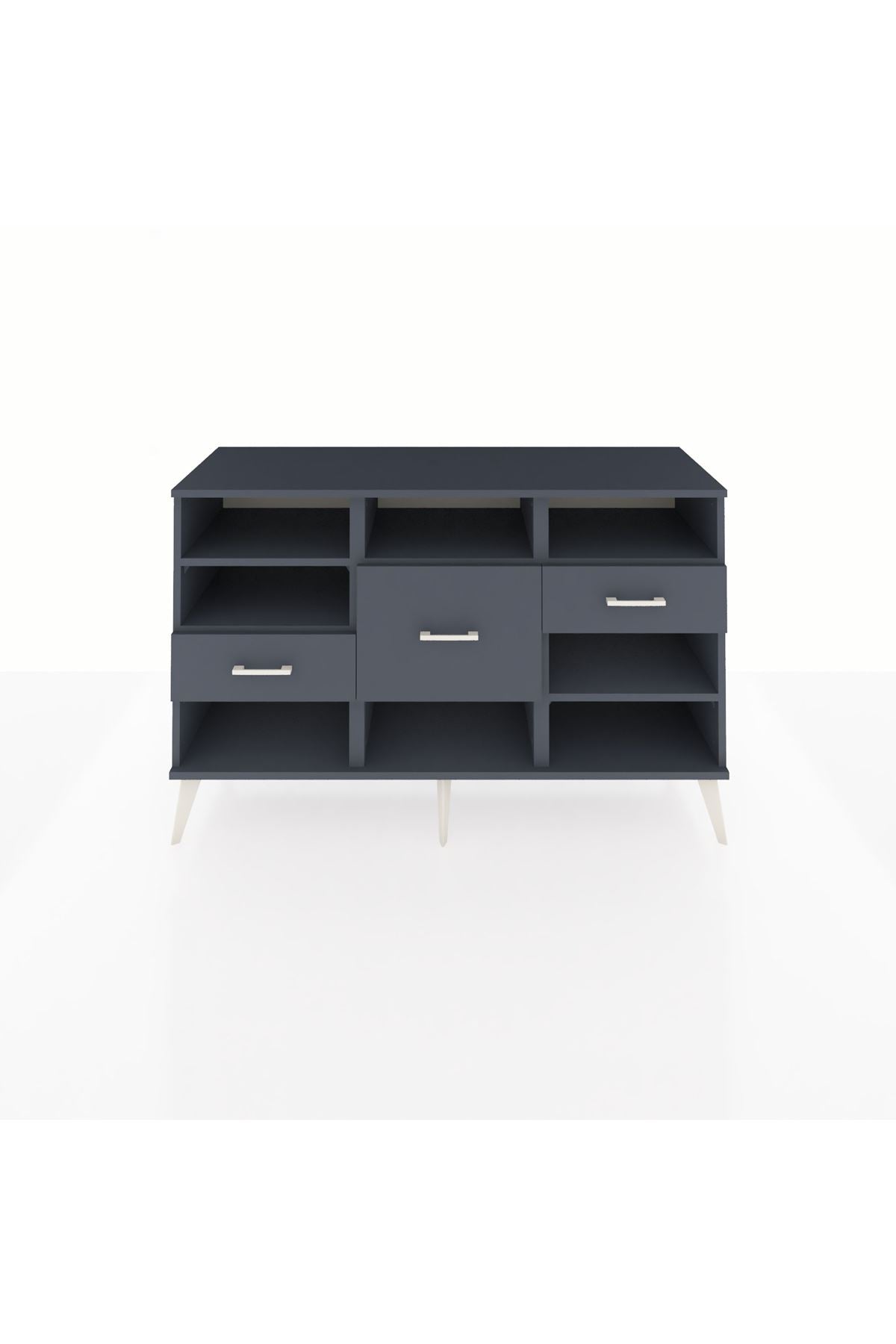 Kronos Konsol 5 Raflı 3 Çekmeceli 132x59x83 - S606M004V17C