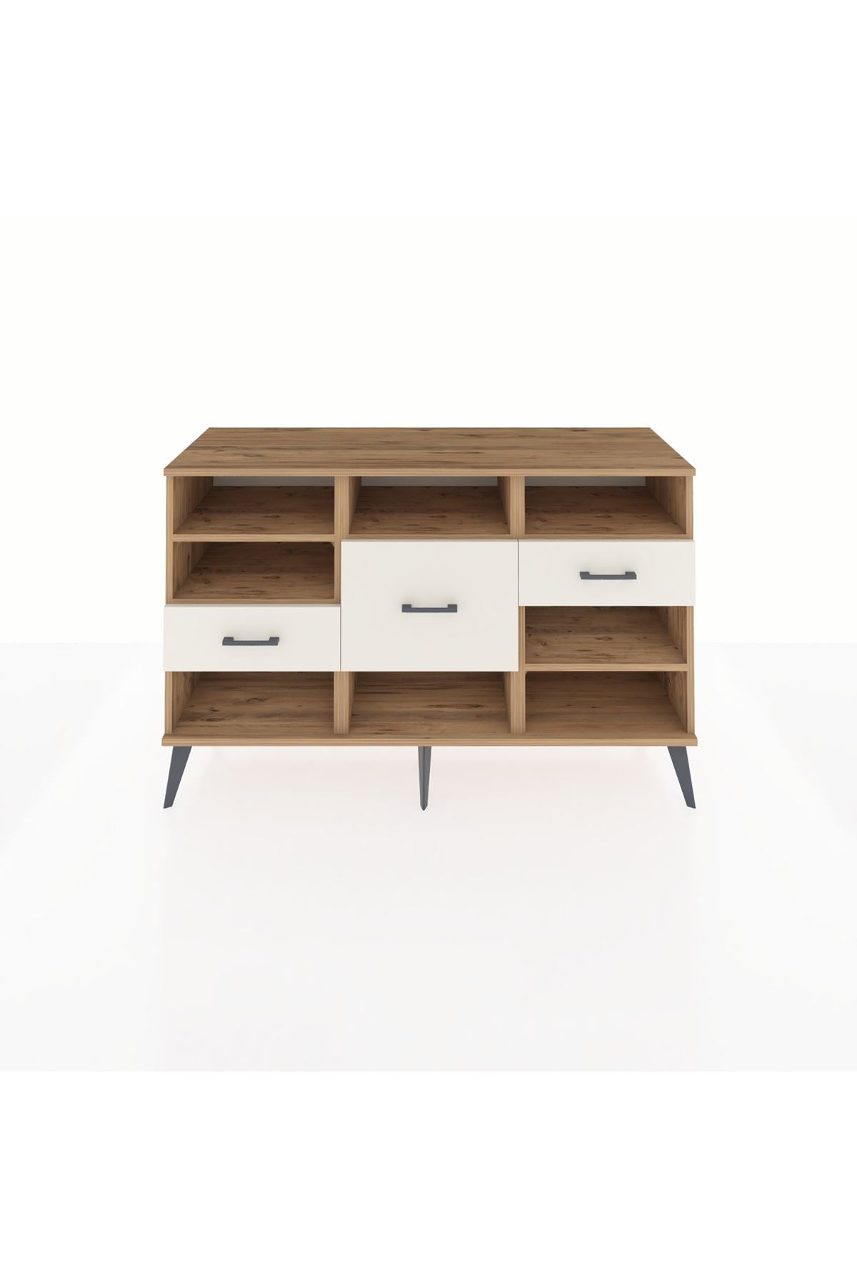 Kronos Konsol 5 Raflı 3 Çekmeceli 132x59x83 - S606M004V19C