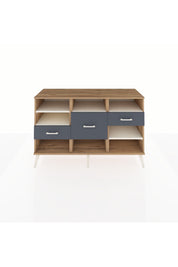 Kronos Konsol 5 Raflı 3 Çekmeceli 132x59x83 - S606M004V23C