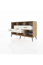Kronos Konsol 5 Raflı 3 Çekmeceli 132x59x83 - S606M004V25C