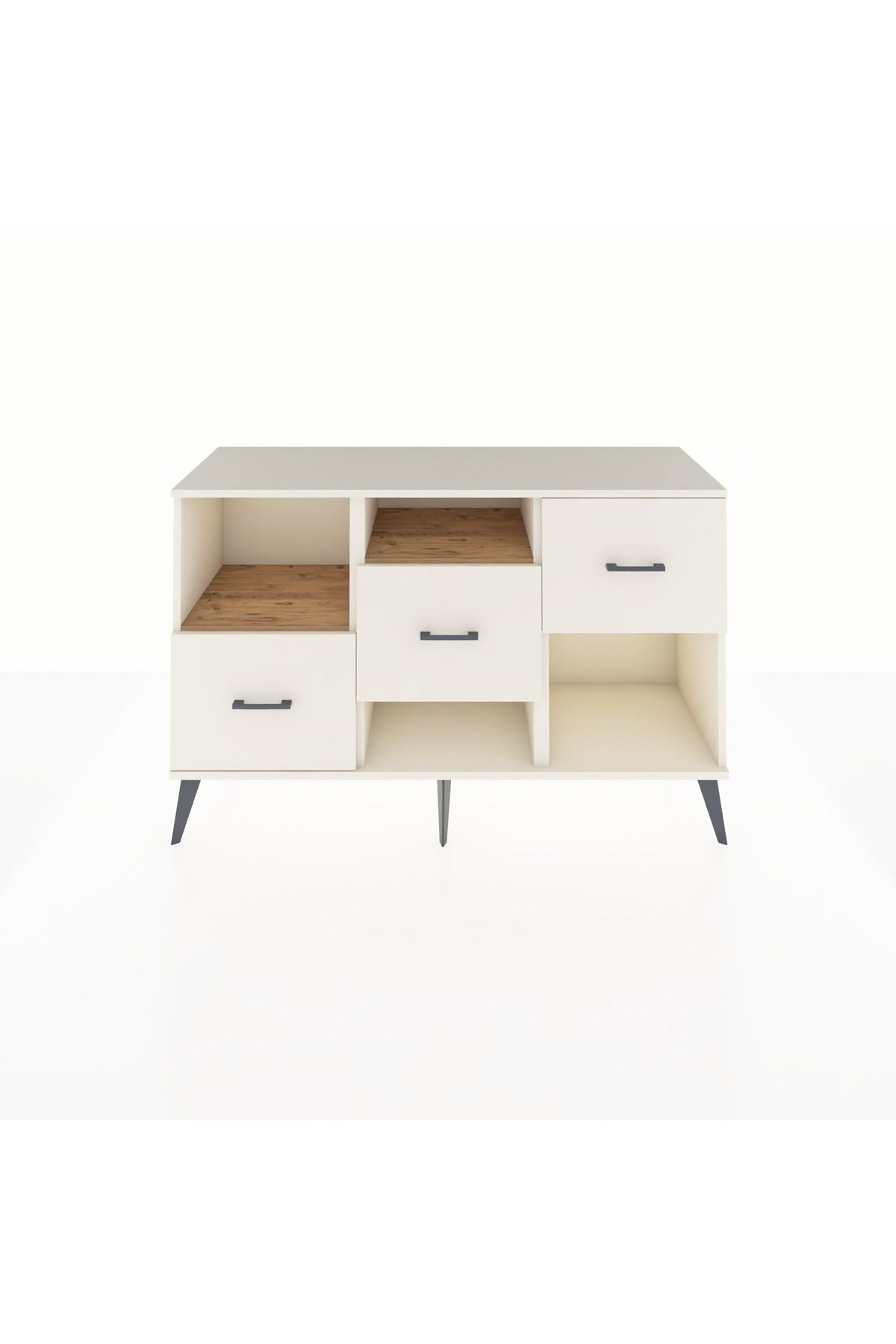 Kronos Konsol 2 Raflı 3 Çekmeceli 132x59x83 - S606M005V01C