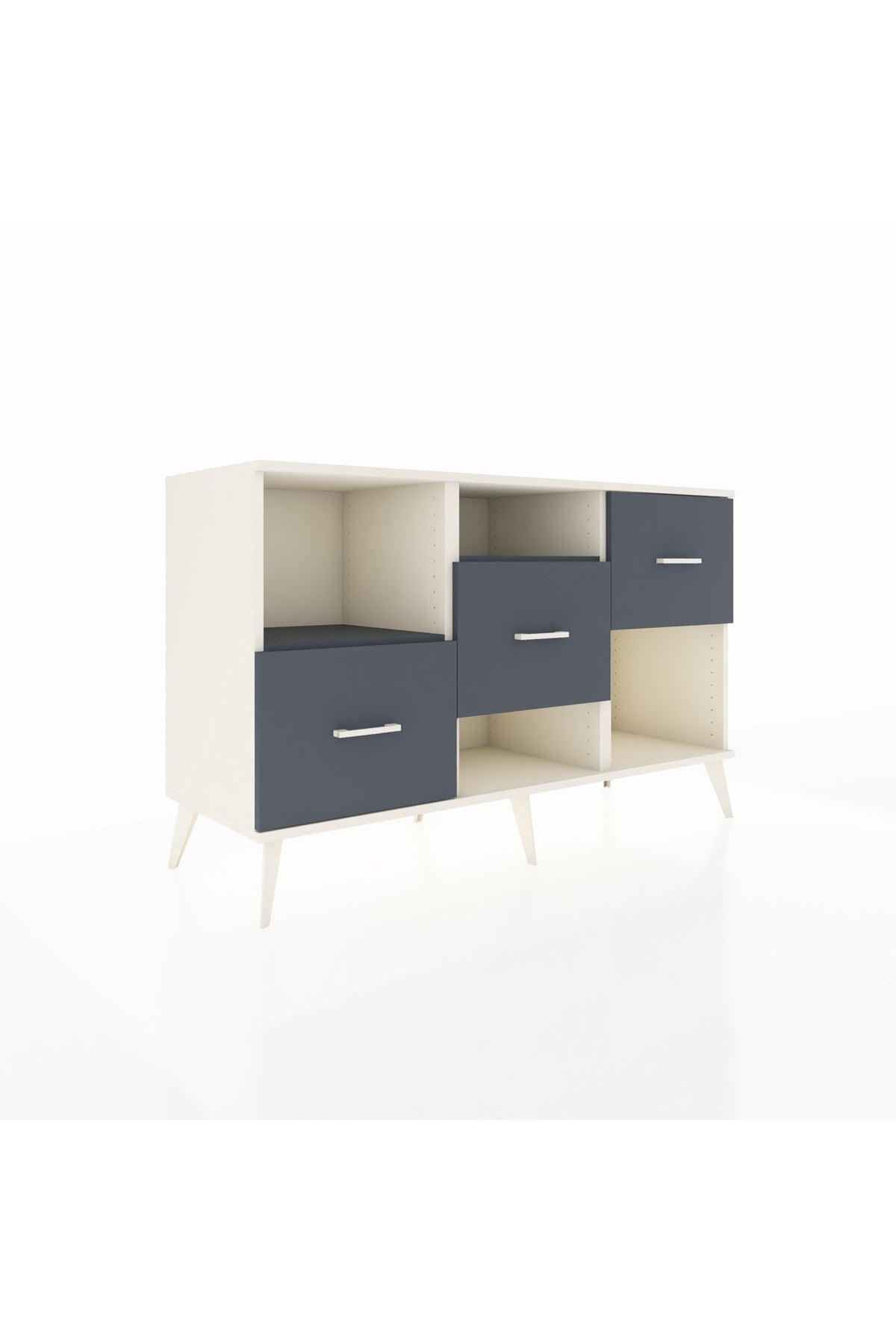 Kronos Konsol 2 Raflı 3 Çekmeceli 132x59x83 - S606M005V08C