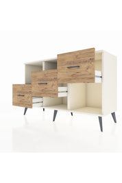 Kronos Konsol 2 Raflı 3 Çekmeceli 132x59x83 - S606M005V09C