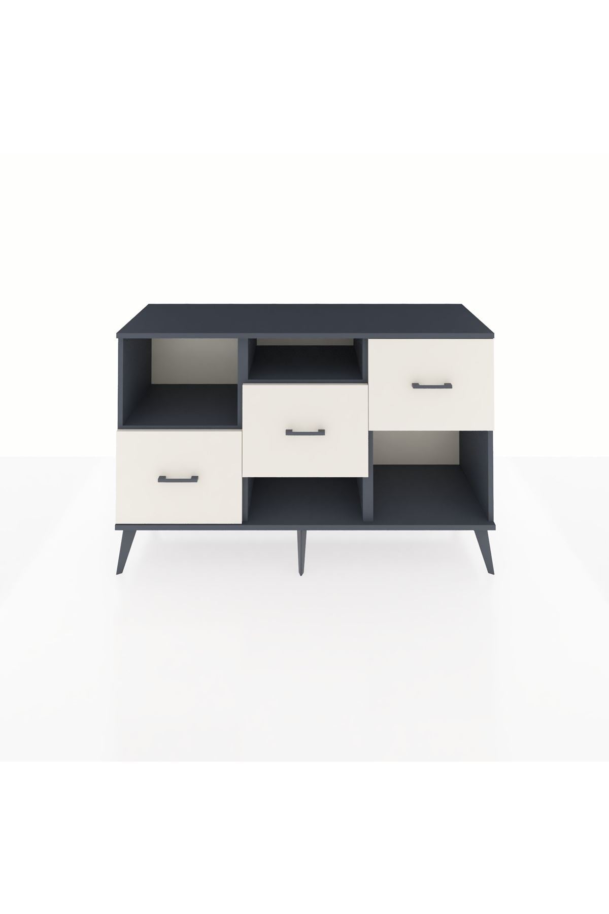 Kronos Konsol 2 Raflı 3 Çekmeceli 132x59x83 - S606M005V16C