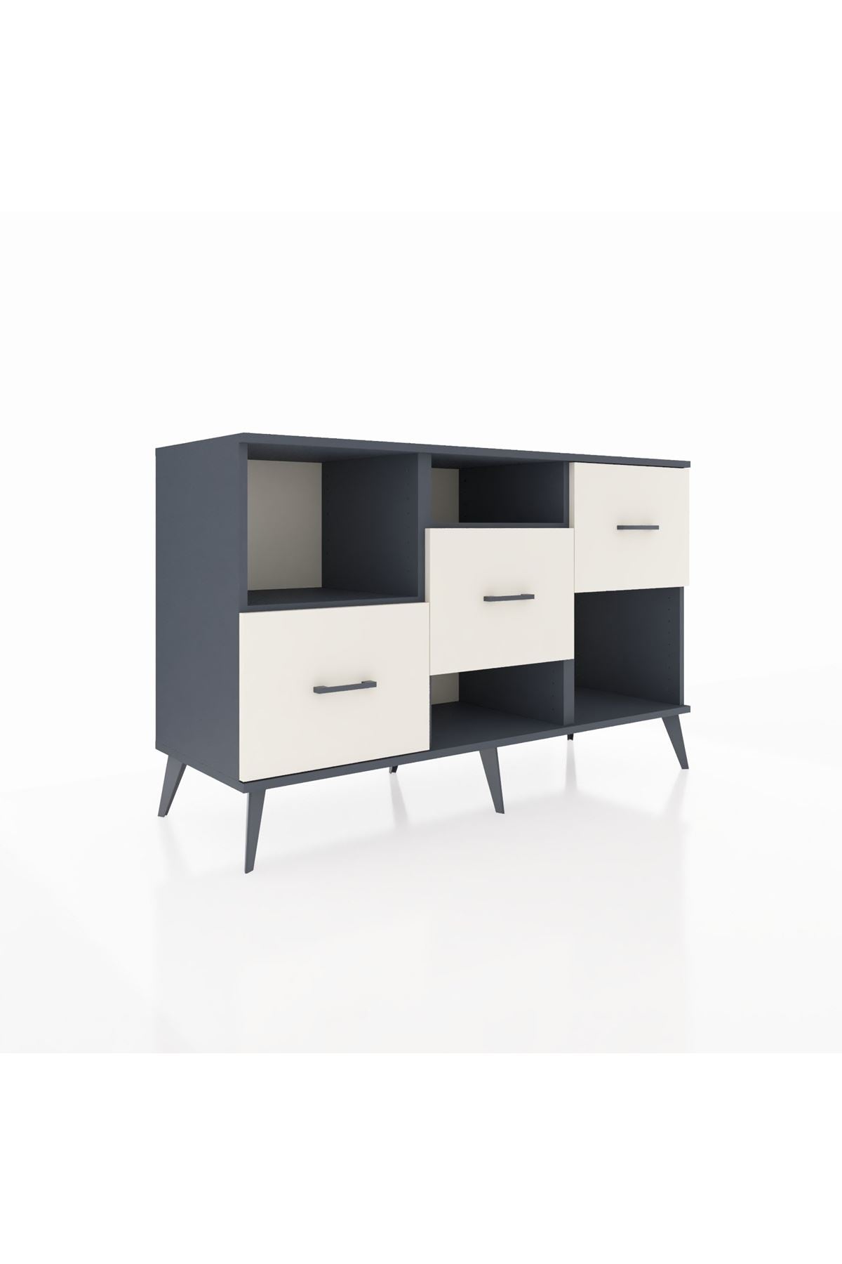 Kronos Konsol 2 Raflı 3 Çekmeceli 132x59x83 - S606M005V16C
