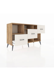 Kronos Konsol 2 Raflı 3 Çekmeceli 132x59x83 - S606M005V19C