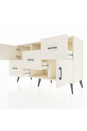 Kronos Konsol 2 Raflı 3 Çekmeceli 2 Kapaklı 132x59x83 - S606M006V04C