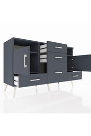 Kronos Konsol 4 Raflı 5 Çekmeceli 2 Kapaklı 132x59x83 - S606M007V17C