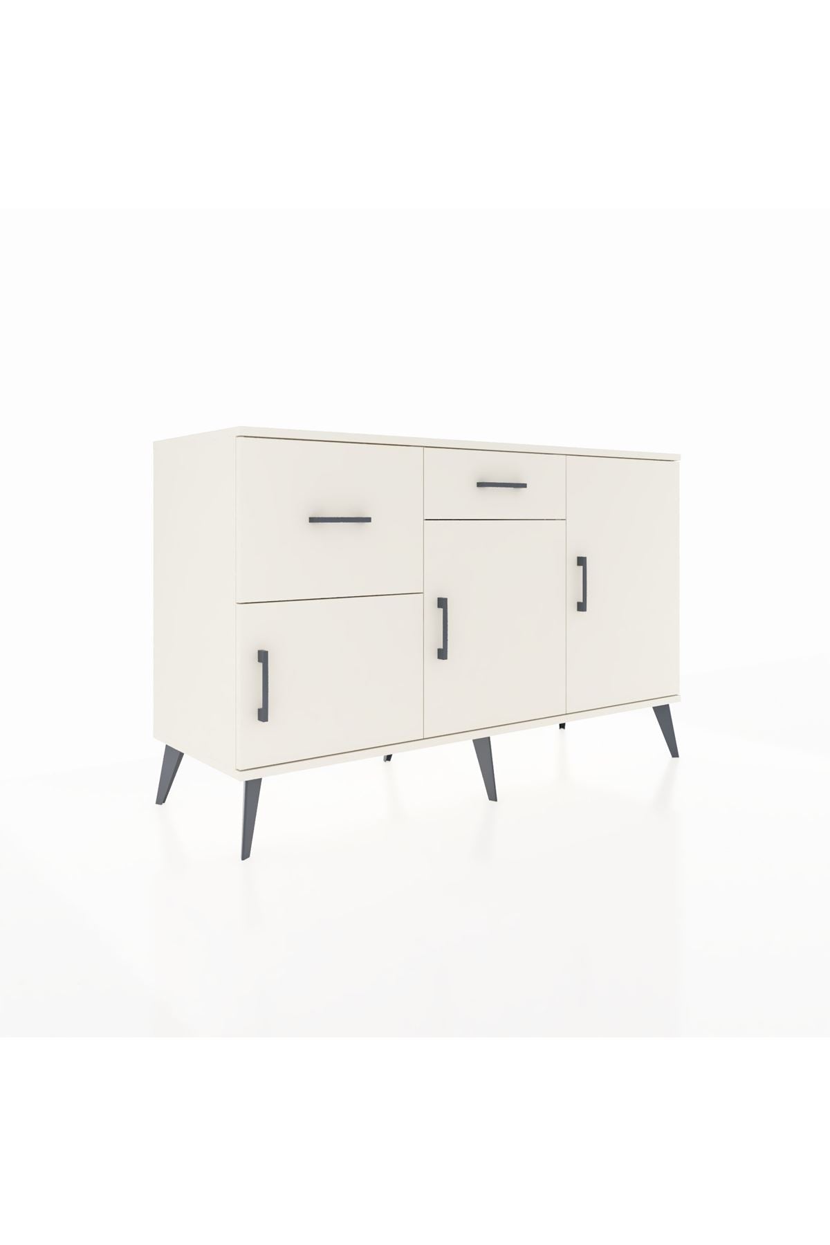 Kronos Konsol 3 Raflı 2 Çekmeceli 3 Kapaklı 132x59x83 - S606M009V04C