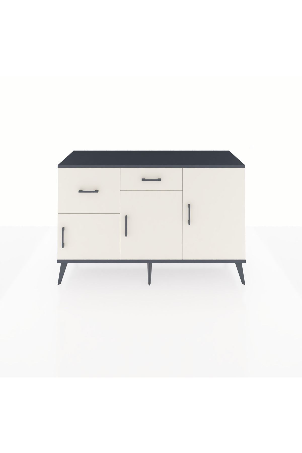 Kronos Konsol 3 Raflı 2 Çekmeceli 3 Kapaklı 132x59x83 - S606M009V13C