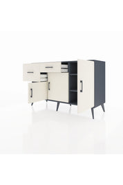 Kronos Konsol 3 Raflı 2 Çekmeceli 3 Kapaklı 132x59x83 - S606M009V13C