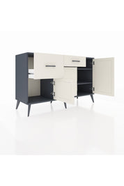 Kronos Konsol 3 Raflı 2 Çekmeceli 3 Kapaklı 132x59x83 - S606M009V13C