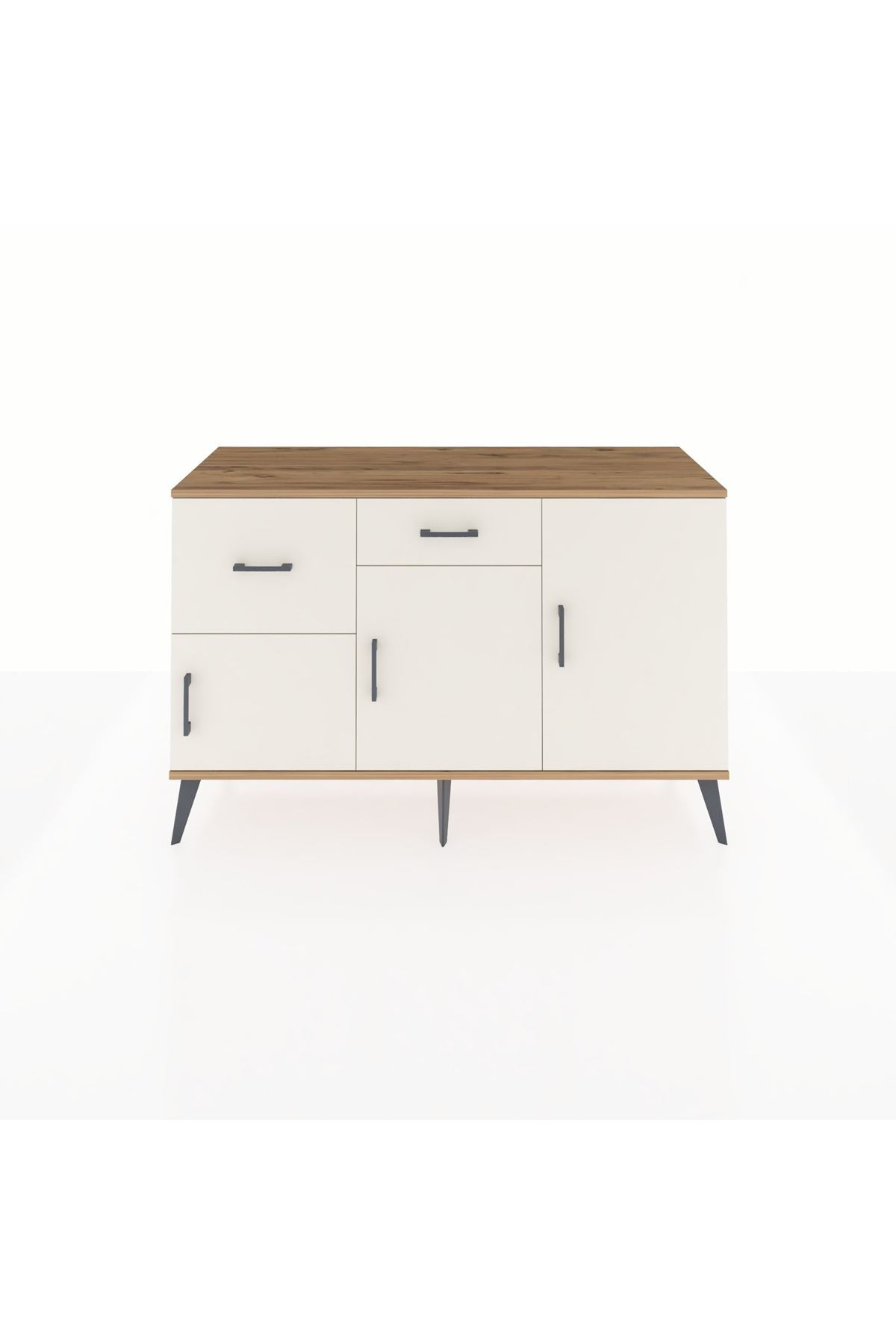 Kronos Konsol 3 Raflı 2 Çekmeceli 3 Kapaklı 132x59x83 - S606M009V22C