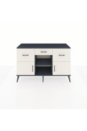 Kronos Konsol Tek Raflı 3 Çekmeceli 3 Kapaklı 132x59x83 - S606M010V13C