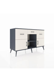 Kronos Konsol Tek Raflı 3 Çekmeceli 3 Kapaklı 132x59x83 - S606M010V13C