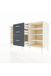 Kronos Konsol 6 Raflı 3 Çekmeceli 132x59x83 - S606M012V05C