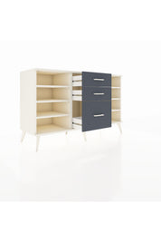 Kronos Konsol 6 Raflı 3 Çekmeceli 132x59x83 - S606M012V05C
