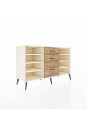 Kronos Konsol 6 Raflı 3 Çekmeceli 132x59x83 - S606M012V06C