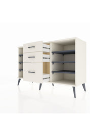 Kronos Konsol 6 Raflı 3 Çekmeceli 132x59x83 - S606M012V07C