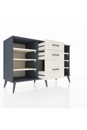 Kronos Konsol 6 Raflı 3 Çekmeceli 132x59x83 - S606M012V13C