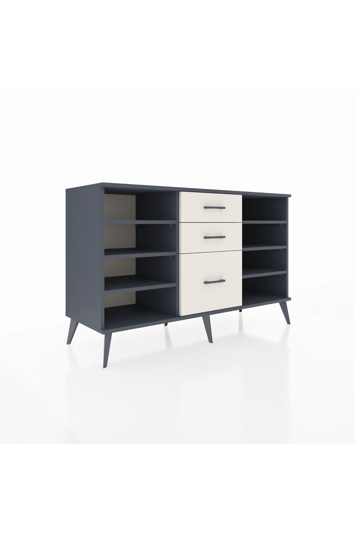 Kronos Konsol 6 Raflı 3 Çekmeceli 132x59x83 - S606M012V16C