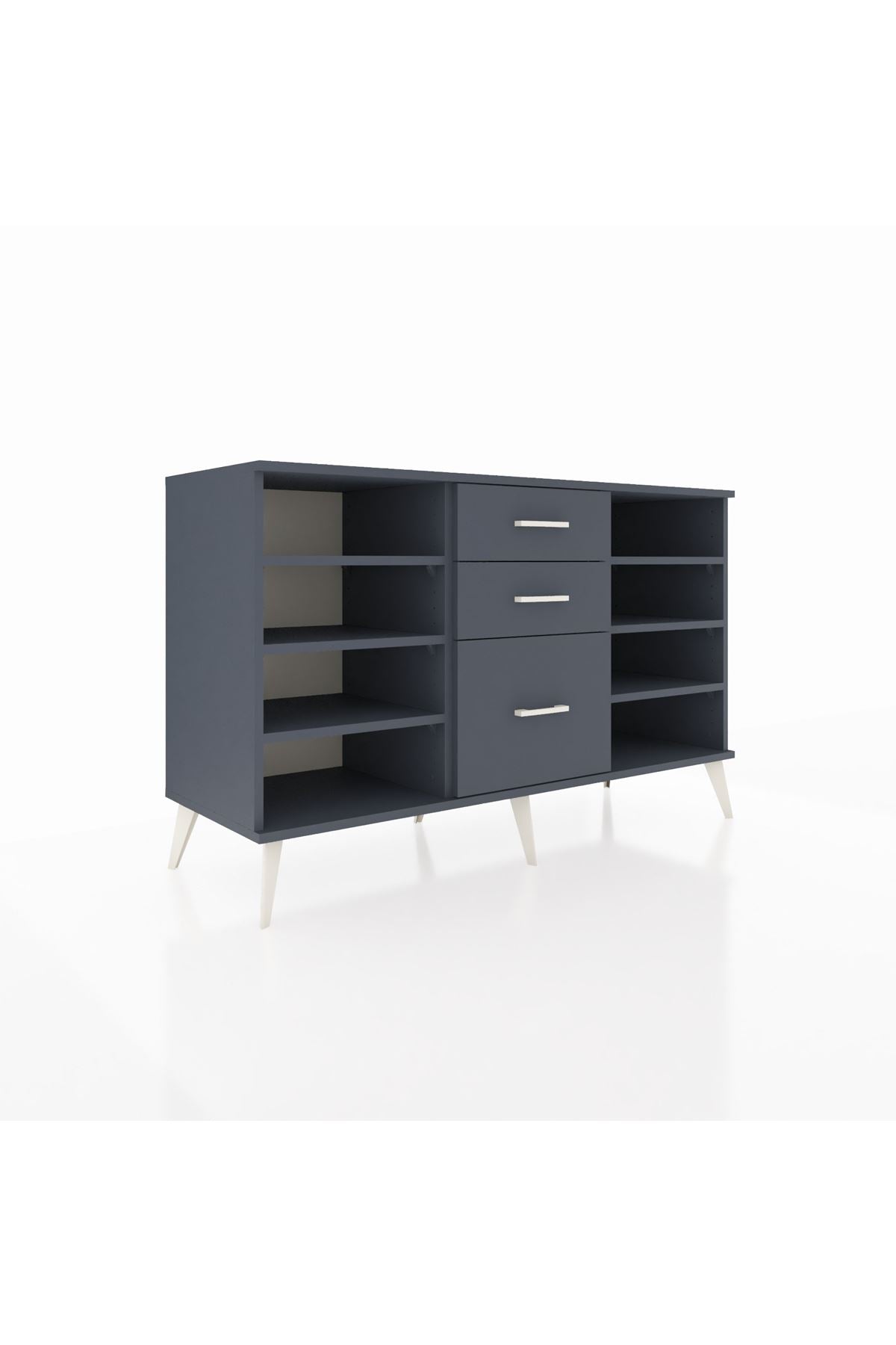 Kronos Konsol 6 Raflı 3 Çekmeceli 132x59x83 - S606M012V17C