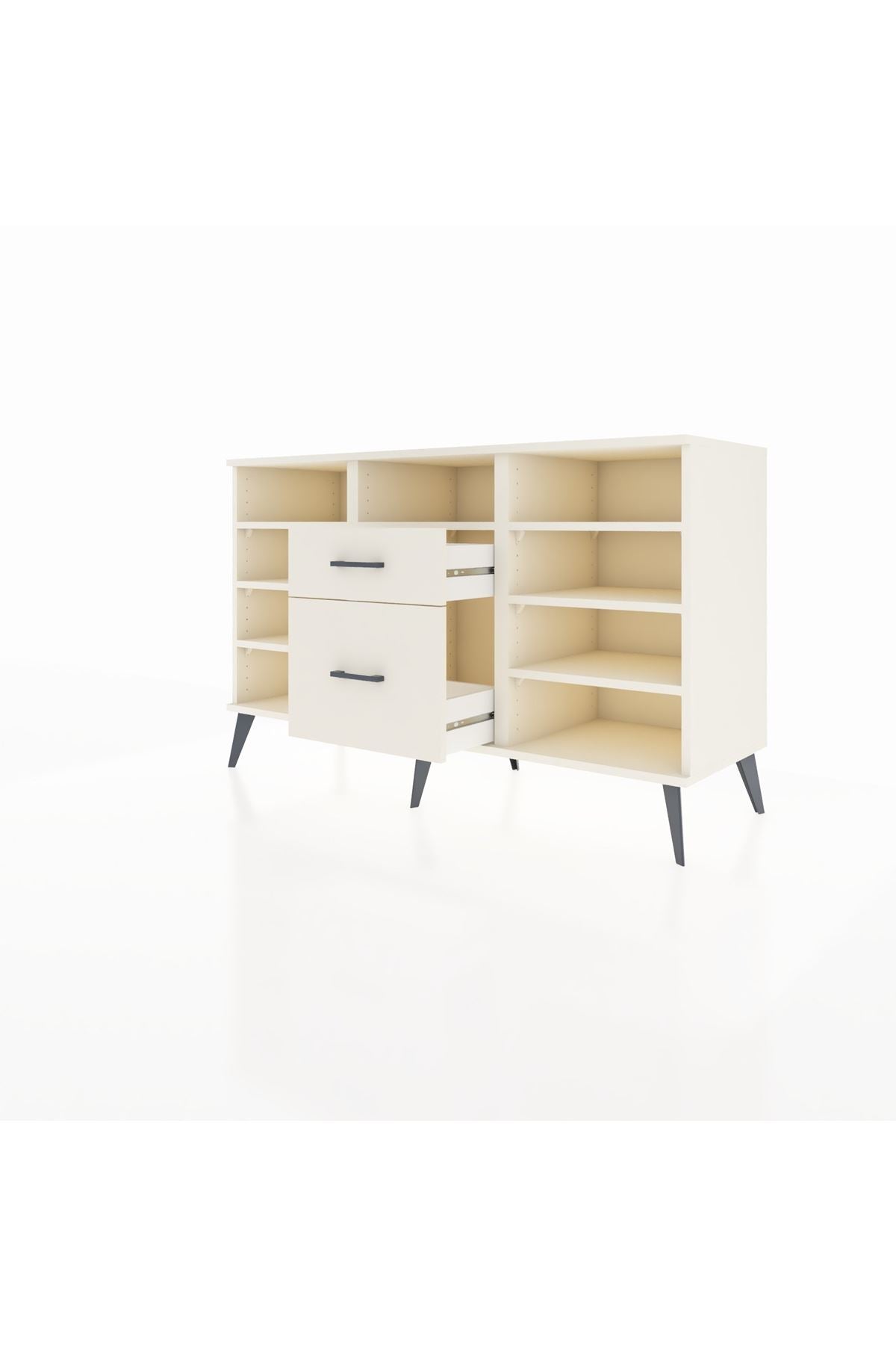 Kronos Konsol 7 Raflı 2 Çekmeceli 132x59x83 - S606M013V04C