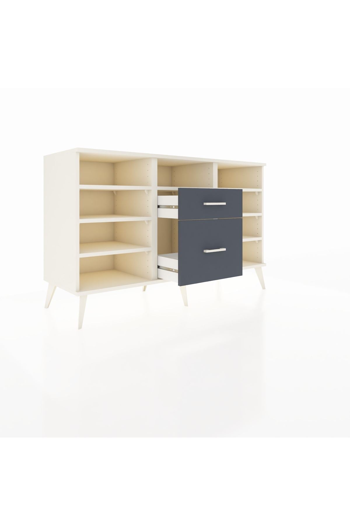Kronos Konsol 7 Raflı 2 Çekmeceli 132x59x83 - S606M013V05C